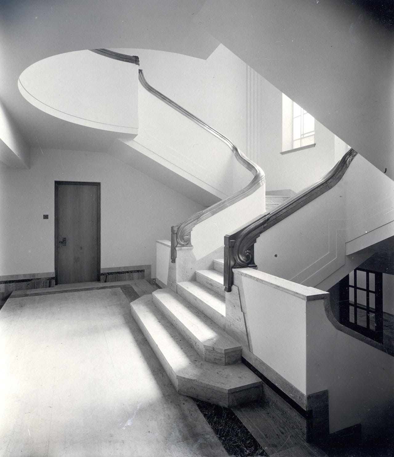 Archive photograph inside the administration building of Bethlem Hospital (courtesy Bethlem Gallery and Museum)