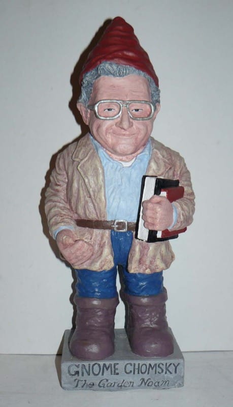 Gnome Chomsky the Garden Noam (courtesy of the artist)
