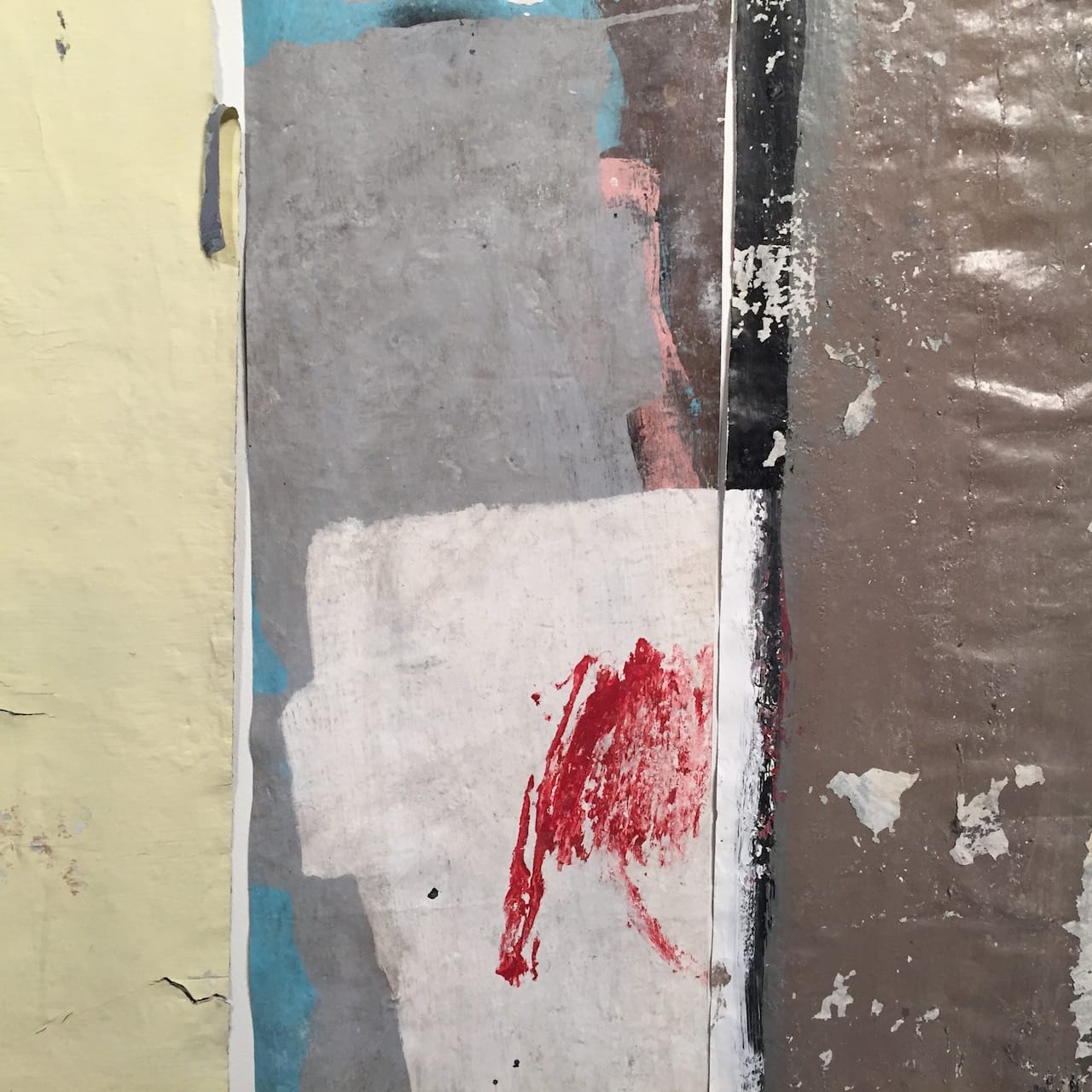 Detail of work by Pablo Rasgado at Disjecta