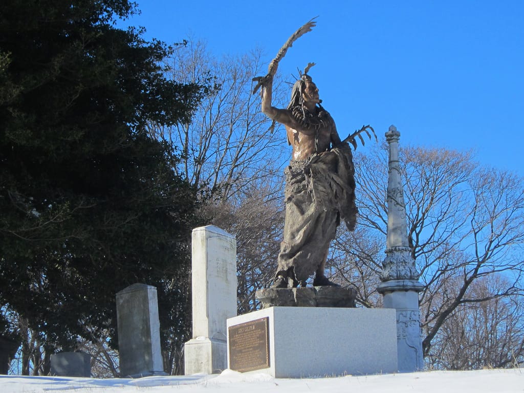 Monument to George Catlin (photograph by the author)