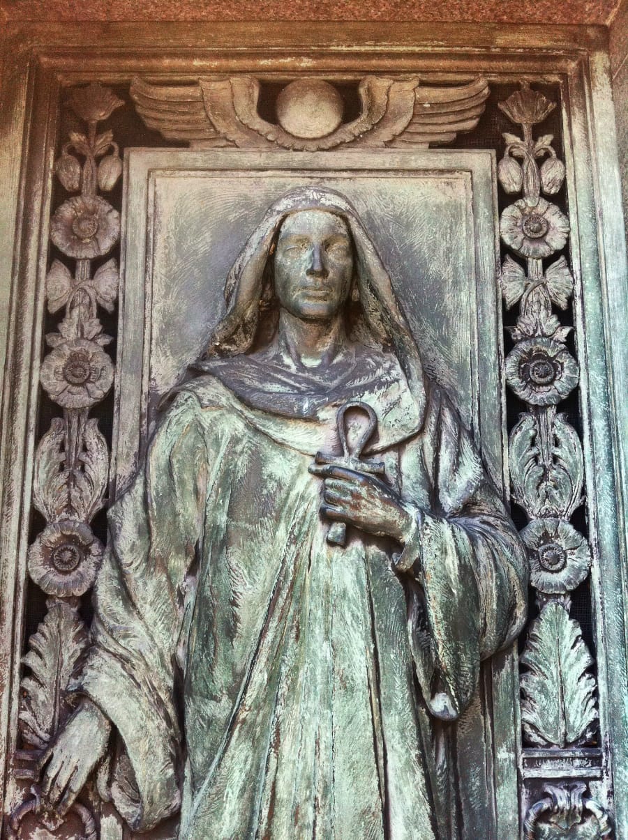 Huntington Mausoleum, where Anna Hyatt Huntington is interred