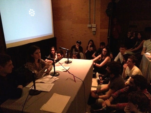 Documentation of the K-Hole presentation at LA Art Book Fair. All images courtesy of Sohrab Mohebbi, REDCAT Gallery, Los Angeles, unless otherwise noted.