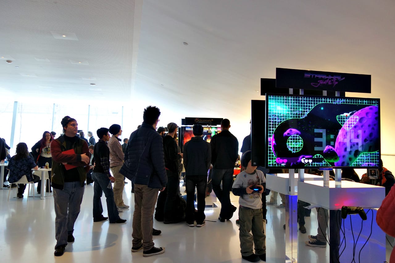 The 2015 Indiecade East at the Museum of the Moving Image in Astoria (photograph by the author for Hyperallergic)