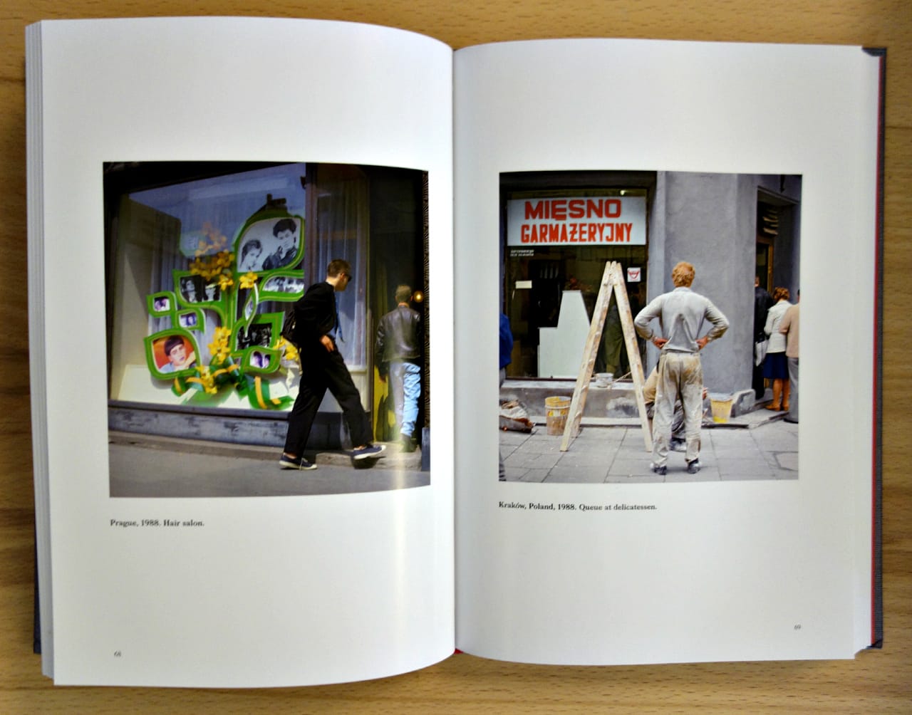 Pages from 'Window-Shopping Through the Iron Curtain' (photograph of the book by the author for Hyperallergic)