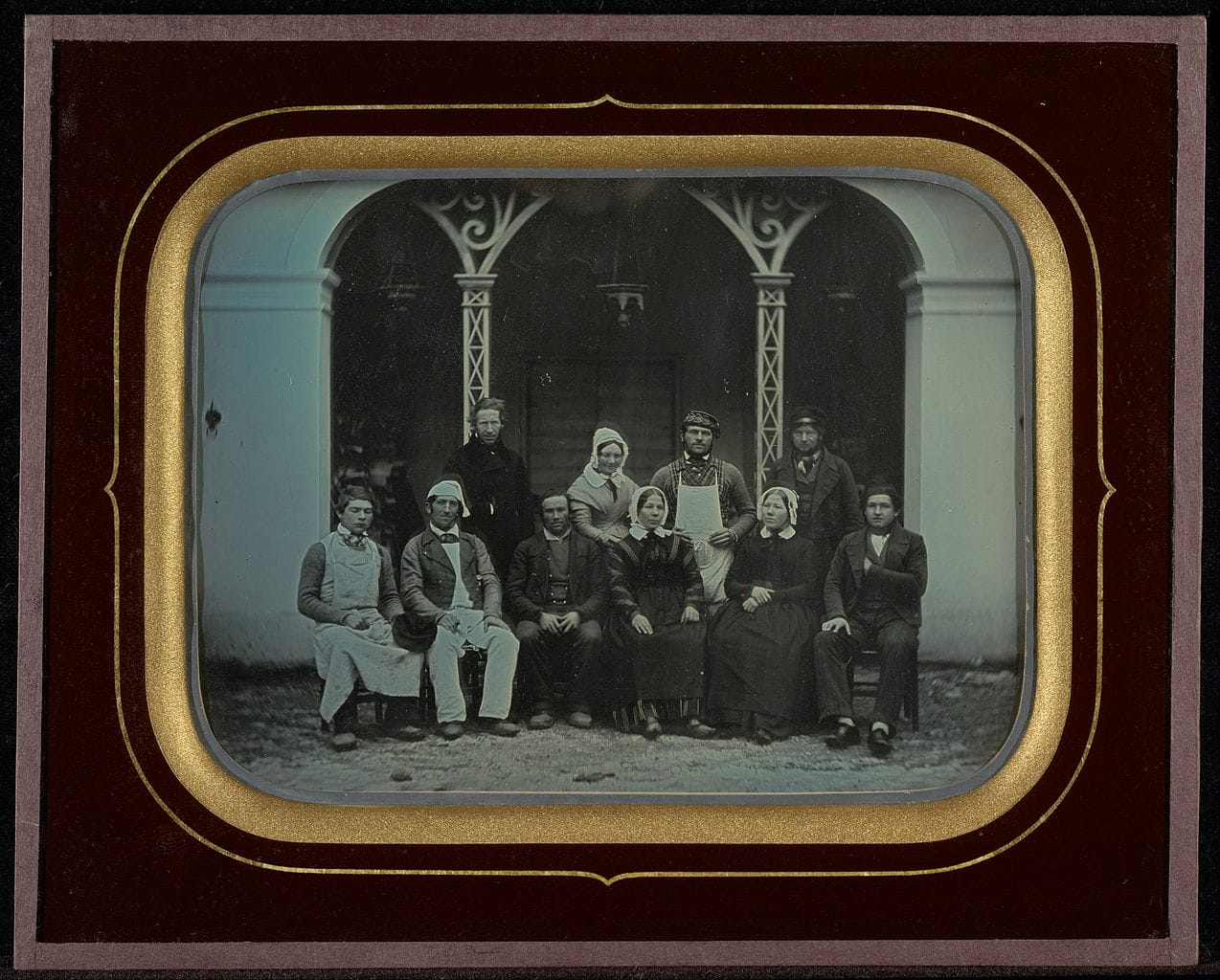 Jean-Gabriel Eynard, "Ten Servants" (1849), daguerreotype (J. Paul Getty Museum, via Wikimedia)