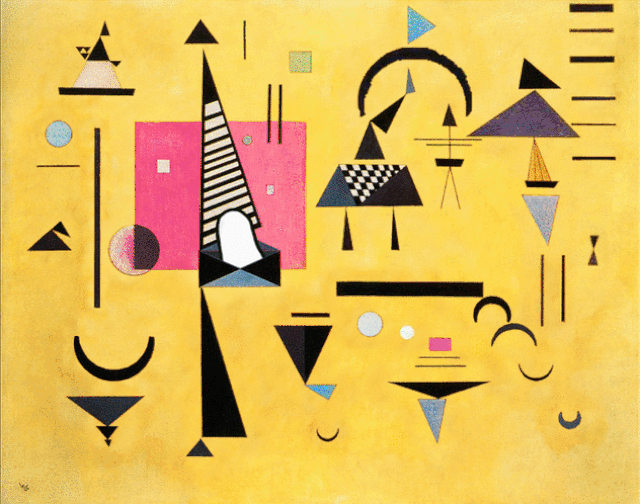 "Animated Kandinsky" by Nivetha Kannan & Sarah Kwan (GIF by the author via Itch.io)