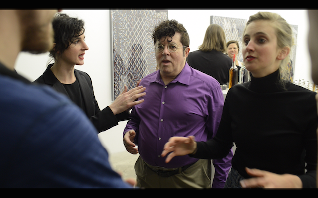 Documentation of the performance sometimes in the office of ltd los angeles presents CHELSEA KNIGHT. Image courtesy of TK.