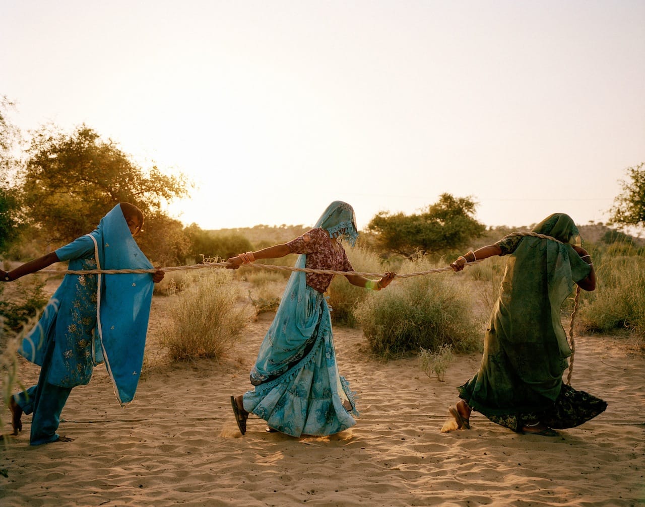 Mustafah Abdulaziz, 'Pulling of the well', 2013, Tharpakar, Pakistan