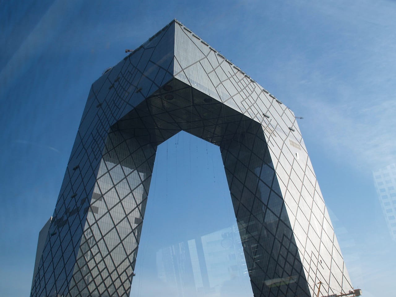 The China Central Television Building by Rem Koolhaas (Image via Wikimedia)