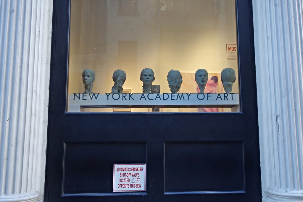 New York Academy of Art forensics (photograph by the author for Hyperallergic)