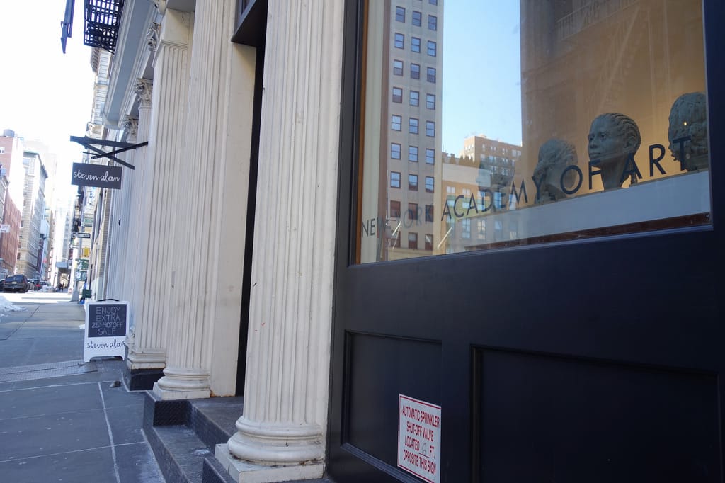 New York Academy of Art forensics (photograph by the author for Hyperallergic)