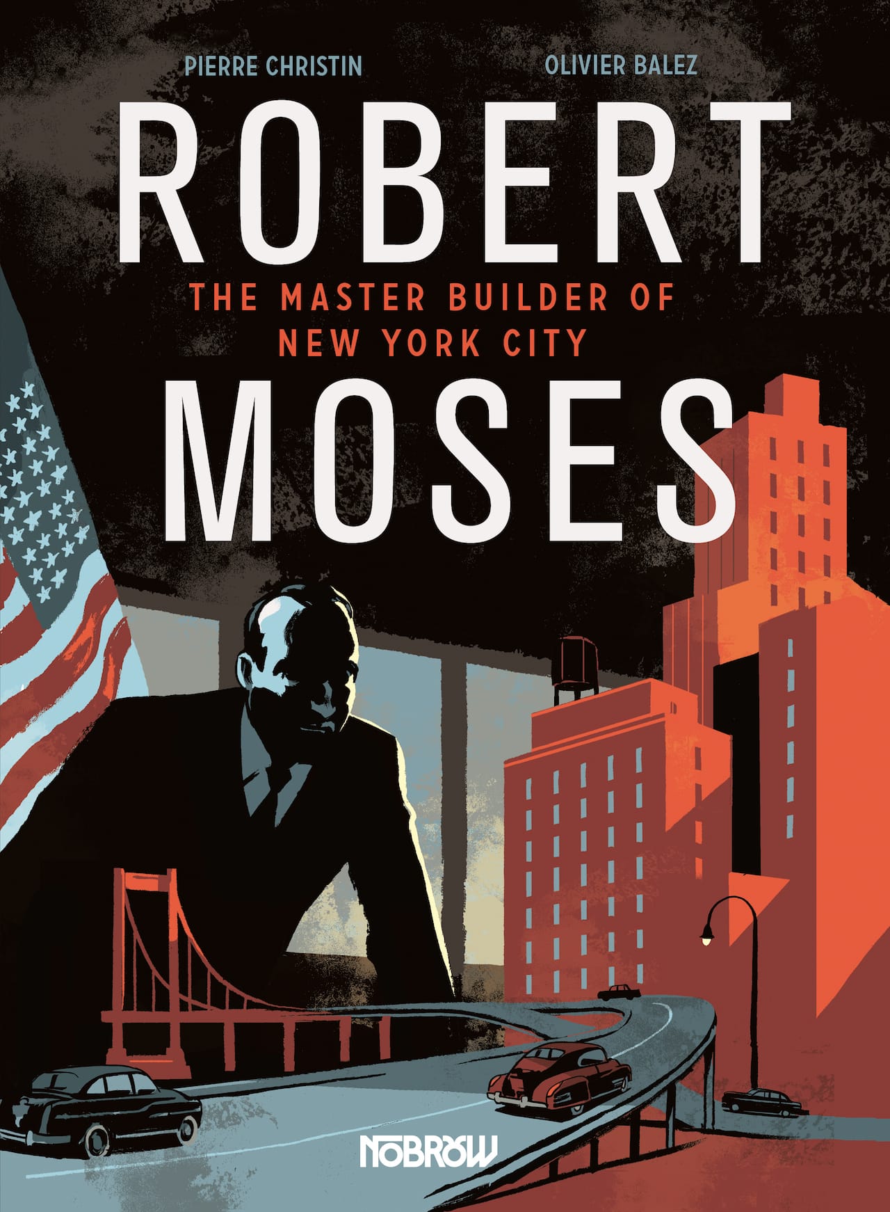 Page from 'Robert Moses: The Master Builder of New York City' (courtesy Nobrow)