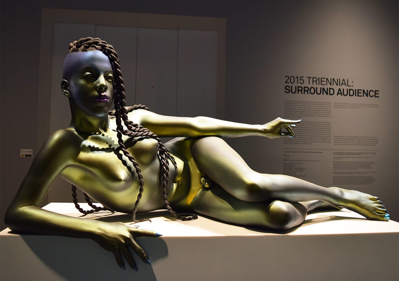 Frank Benson, "Juliana" (2015) (all photos by the author for Hyperallergic)