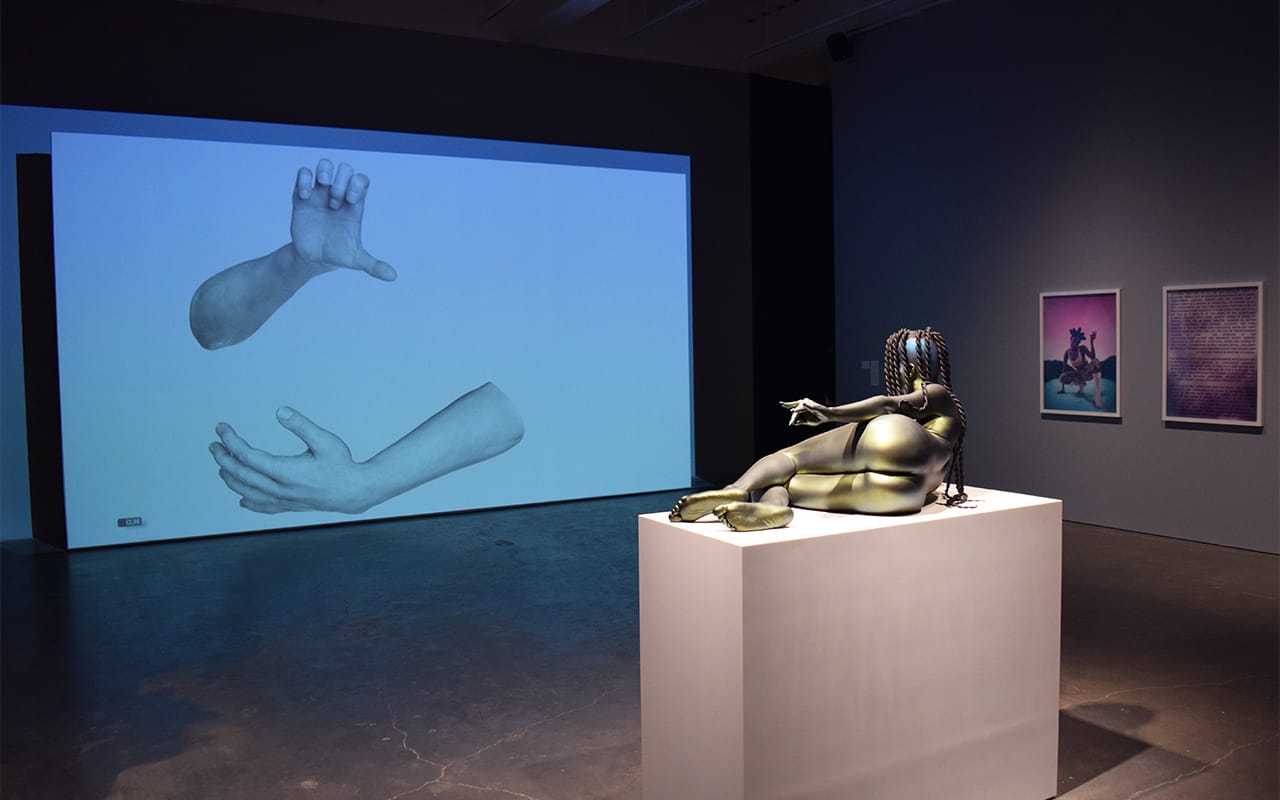 Installation view of 'Surround Audience' in the second floor galleries