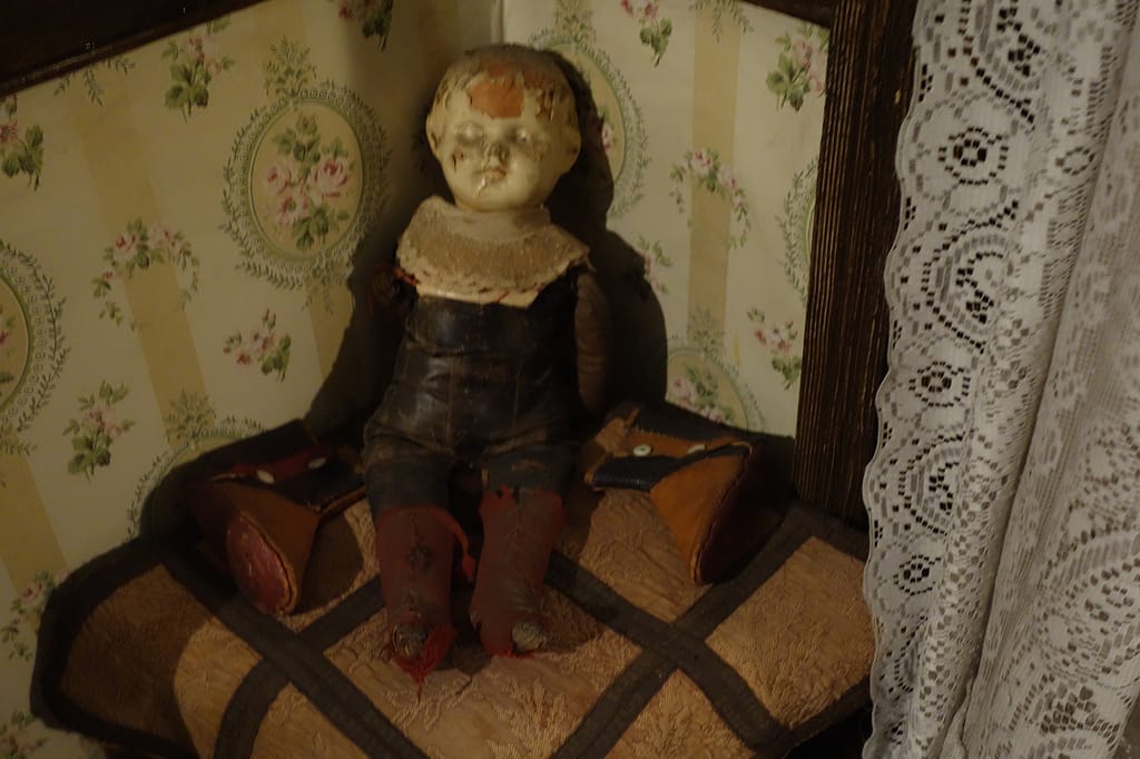 A doll in the Gumpertz family apartment 