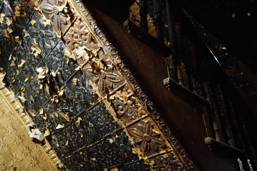 Staircase in the Tenement Museum