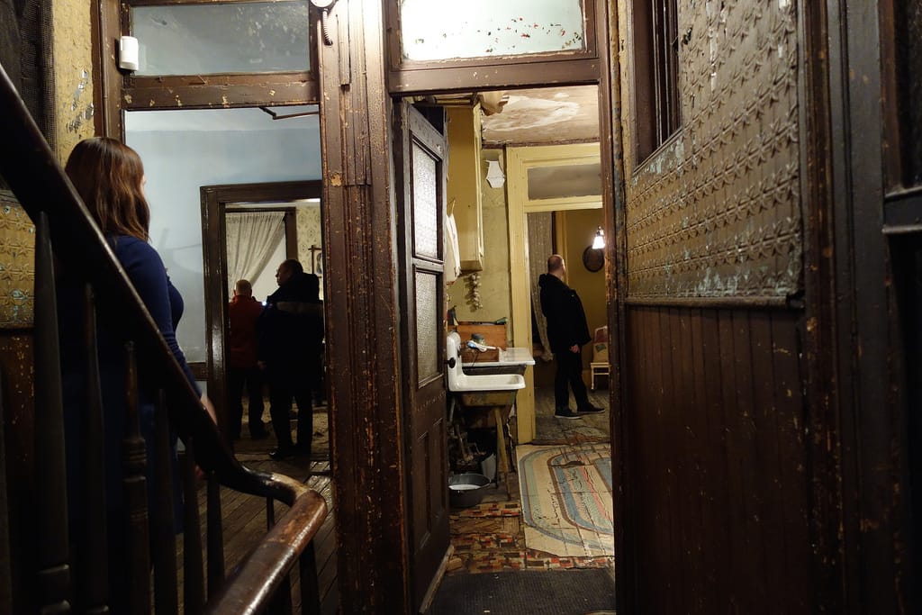 View to two apartments