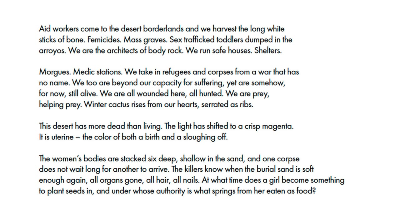 Quintan Ana Wikswo, "FIELDWORK" (click to enlarge)