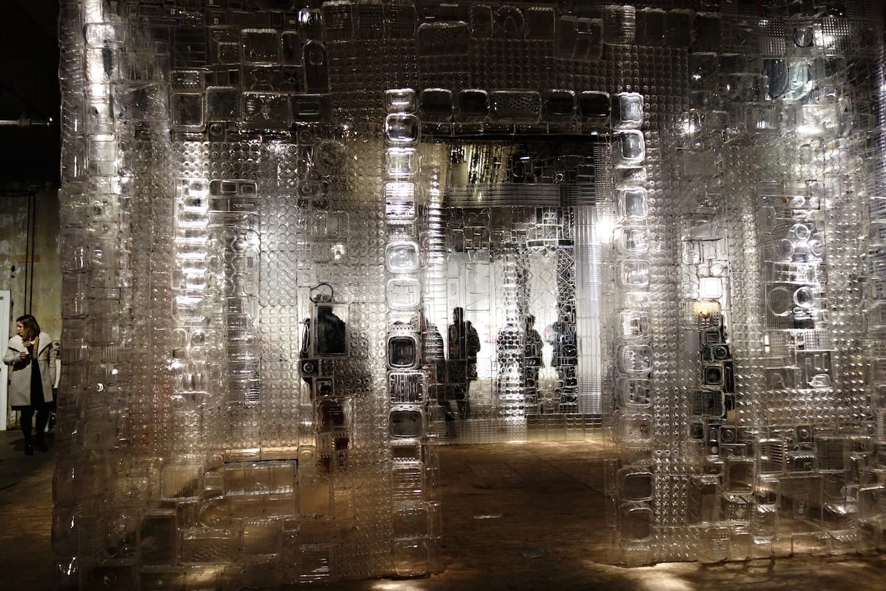 Installation view of 'Blister Pact' by Ian Trask at the Invisible Dog 