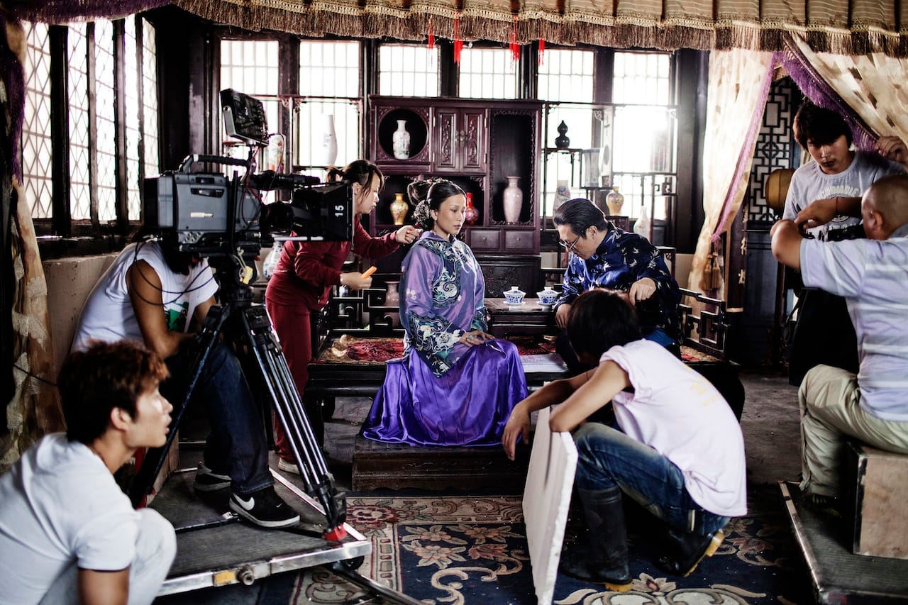 Italian photographer Giulio Di Sturco was granted the award in replacement of Giovanni Troilo for his series Chollywood, a look into the Chinese movie industry. (Image courtesy of  Giulio Di Sturco)