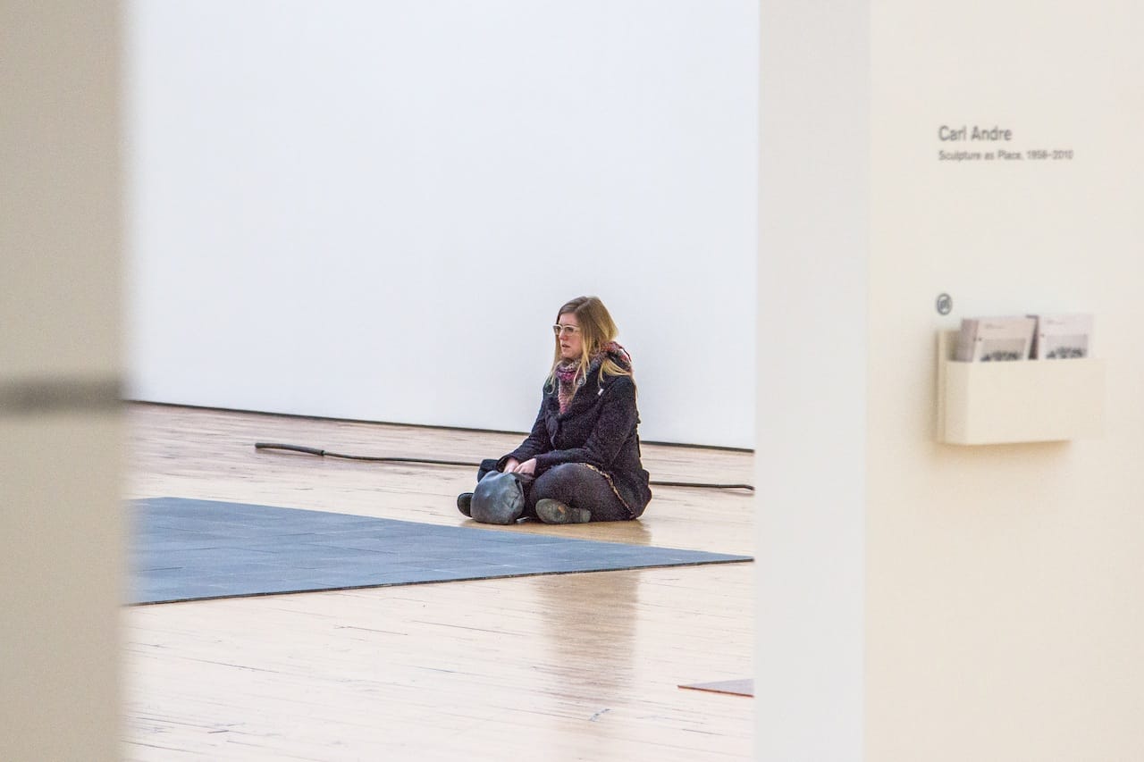 Crying at Dia:Beacon (photo by Sean Cain)