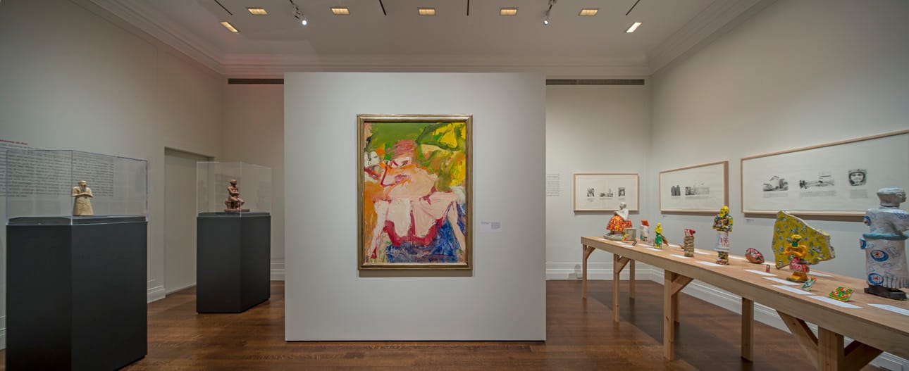 Installation view of 'From Ancient to Modern: Archaeology and Aesthetics' (courtesy Institute for the Study of the Ancient World)