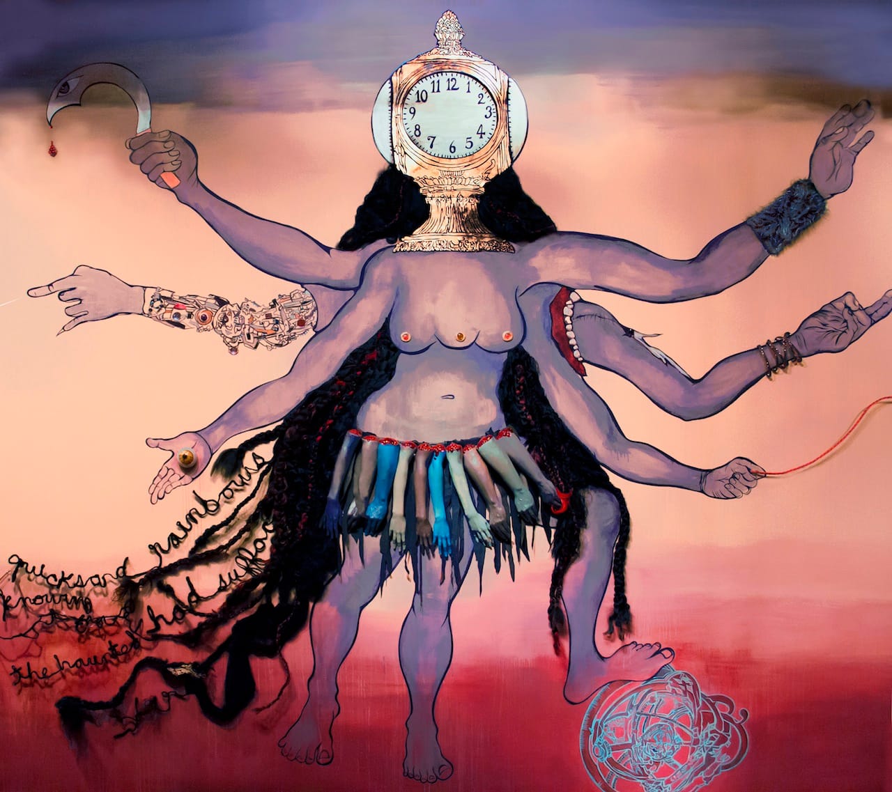 Art work by Chitra Ganesh (image courtesy Brooklyn Museum)