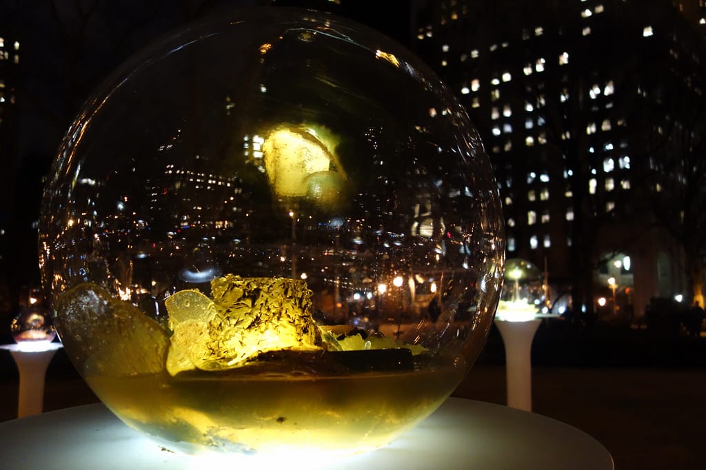 'Gazing Globes' by Paula Hayes in Madison Square Park