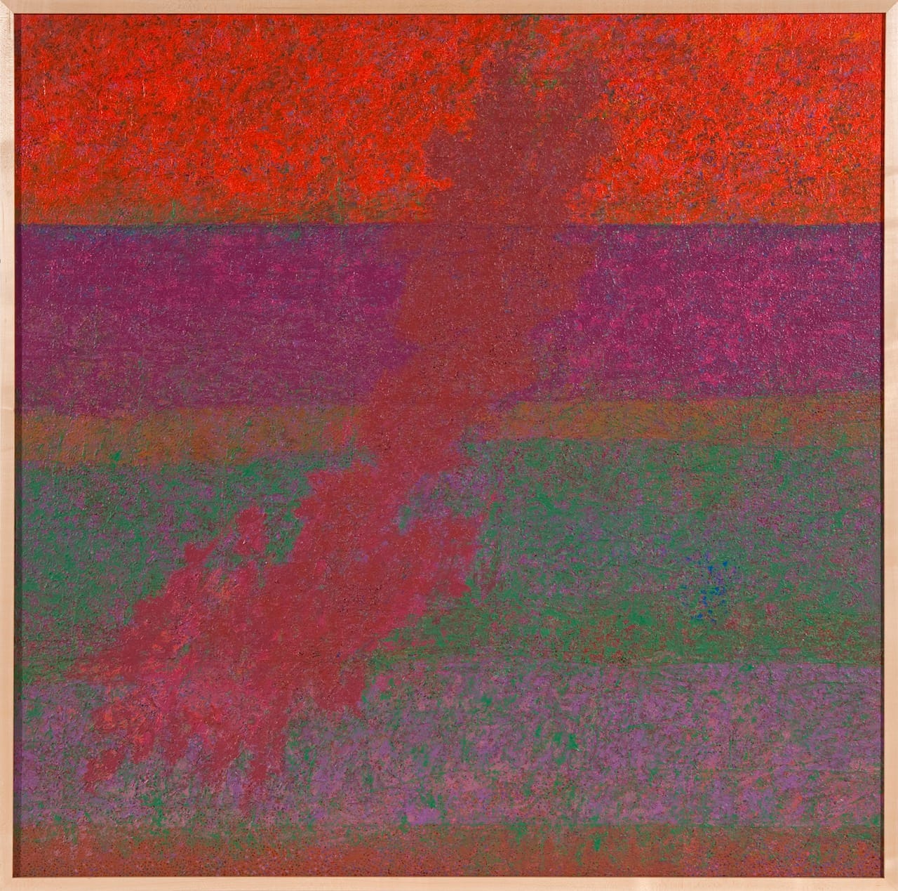 Untitled (Lake Superior Landscape) 1986, acrylic on canvas, 47 3/4 x 47 7/8 in Collection Minnesota Museum of American Art 