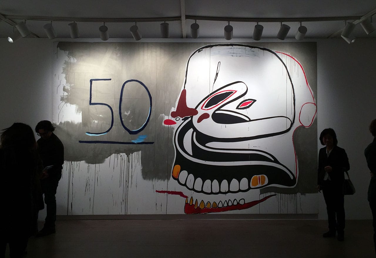 A Warhol/Basquiat Collaborative Work at Van de Weghe Fine Art