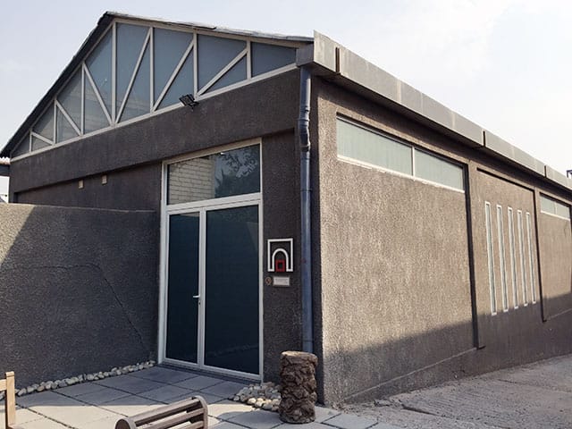 The Sultan Gallery today sits in an industrial neighborhood near Kuwait's international airport.