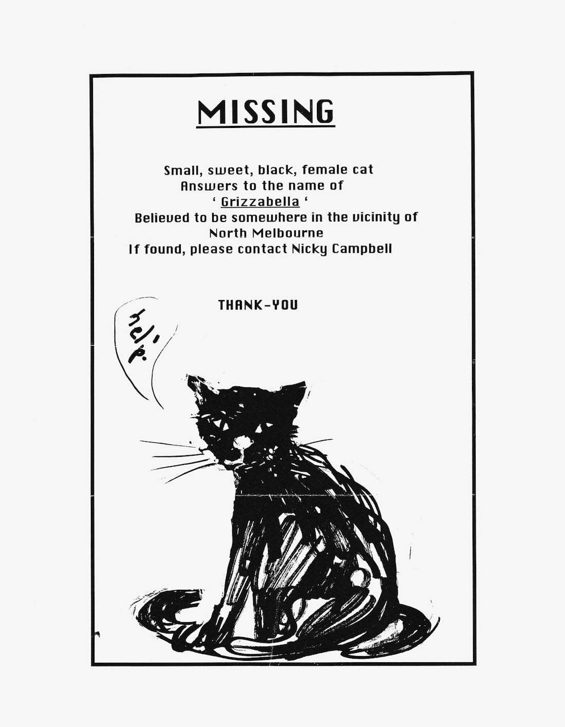 'Lost: Lost and Found Pet Posters from Around the World' by Ian Phillips (courtesy Princeton Architectural Press, 2015)