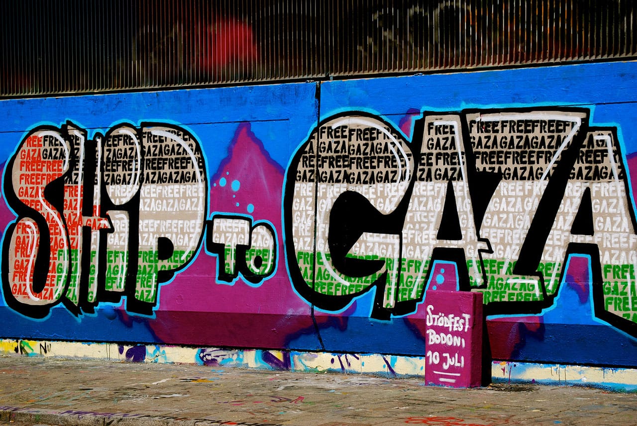 Street art on one of the legal walls in Malmö