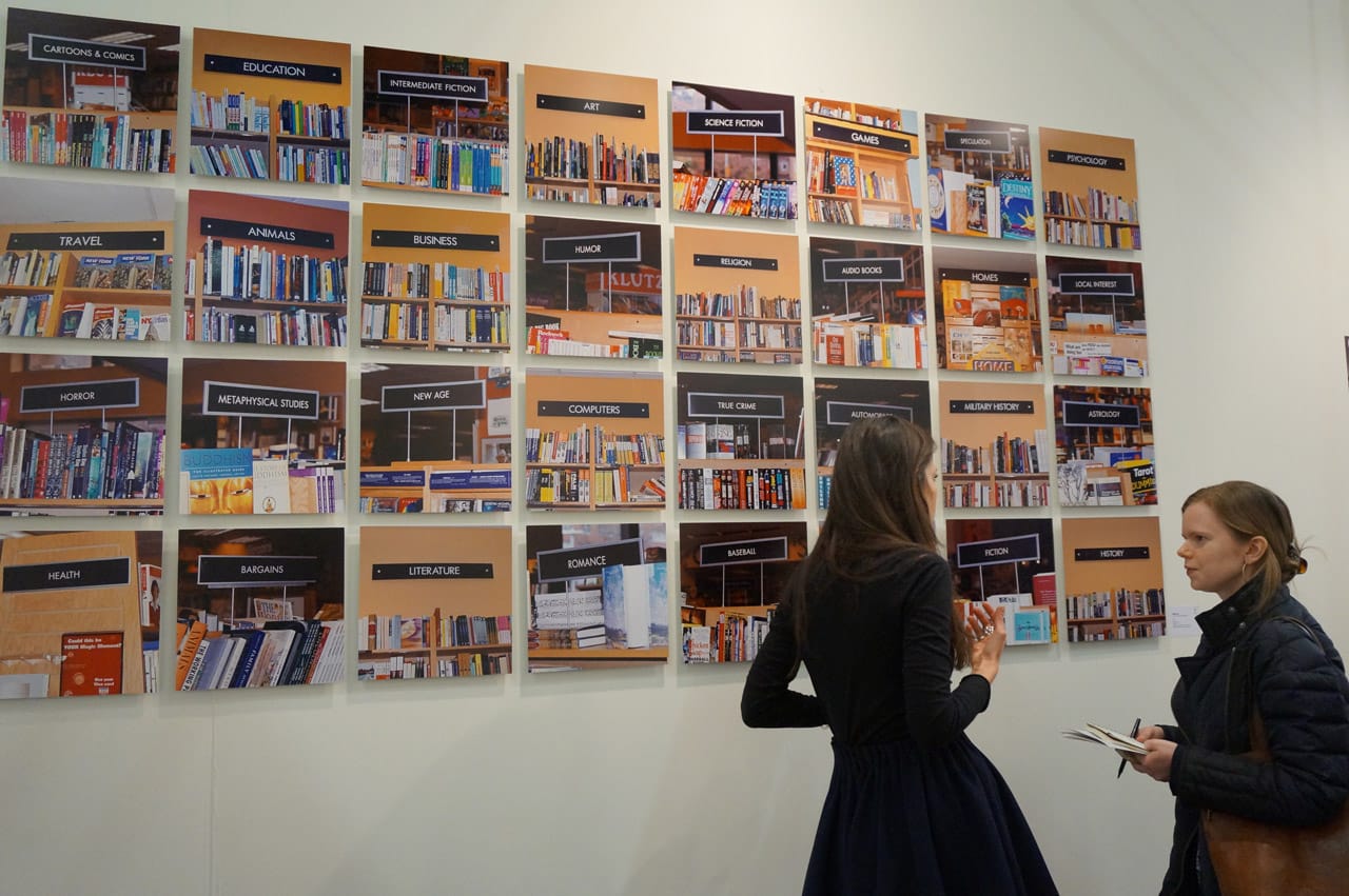 Muntadas, "On Translation: The Bookstore" (2001) (click to enlarge)