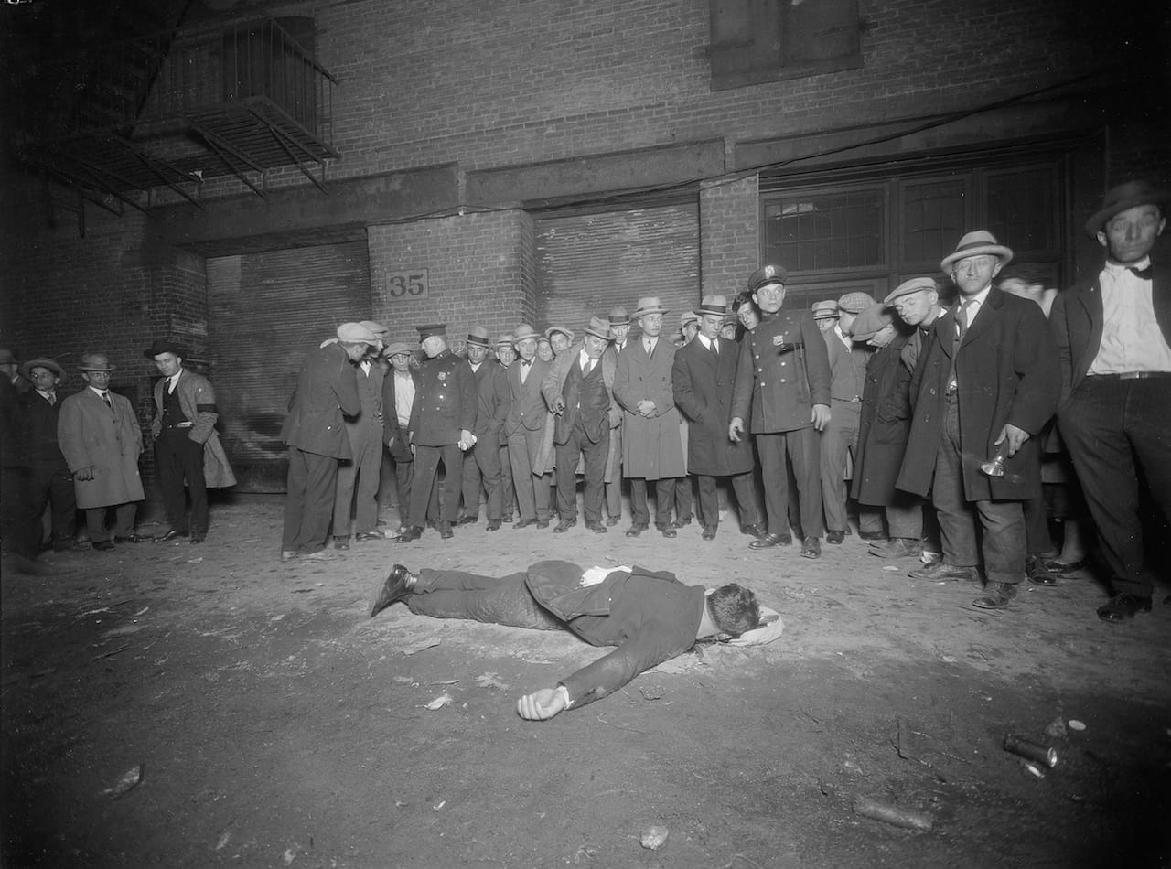 Murder of Vincenzo Argo at 35 Thompson Street in Manhattan (October 12, 1925) (courtesy New York City Municipal Archives)