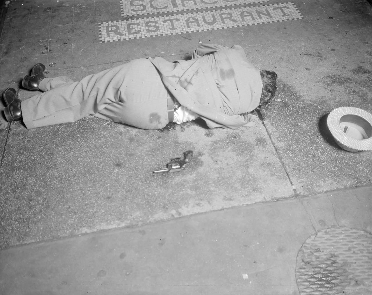 Murder victim Dominick Didato on Elizabeth Street (1936) (courtesy New York City Municipal Archives)