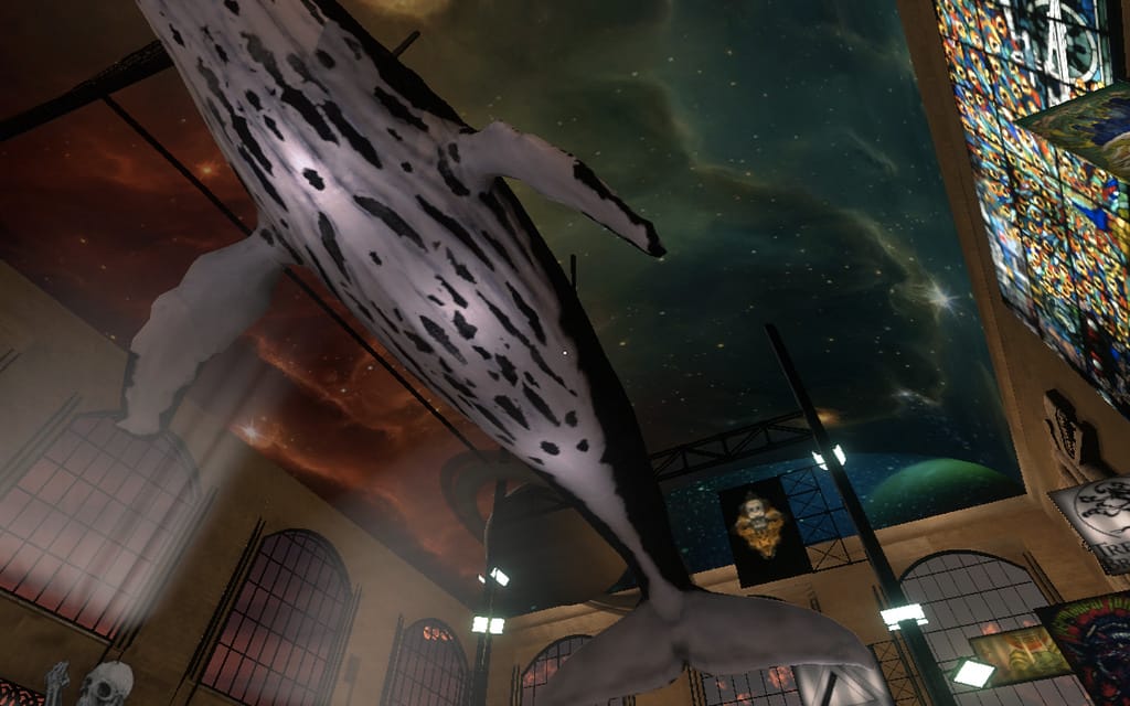 Scene from 'Off-Peak' (screenshot by the author for Hyperallergic)