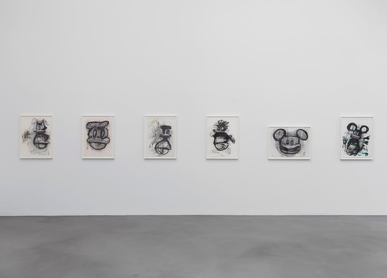 Joyce Pensato, Castaway, Installation View, All photographs courtesy of Petzel Gallery