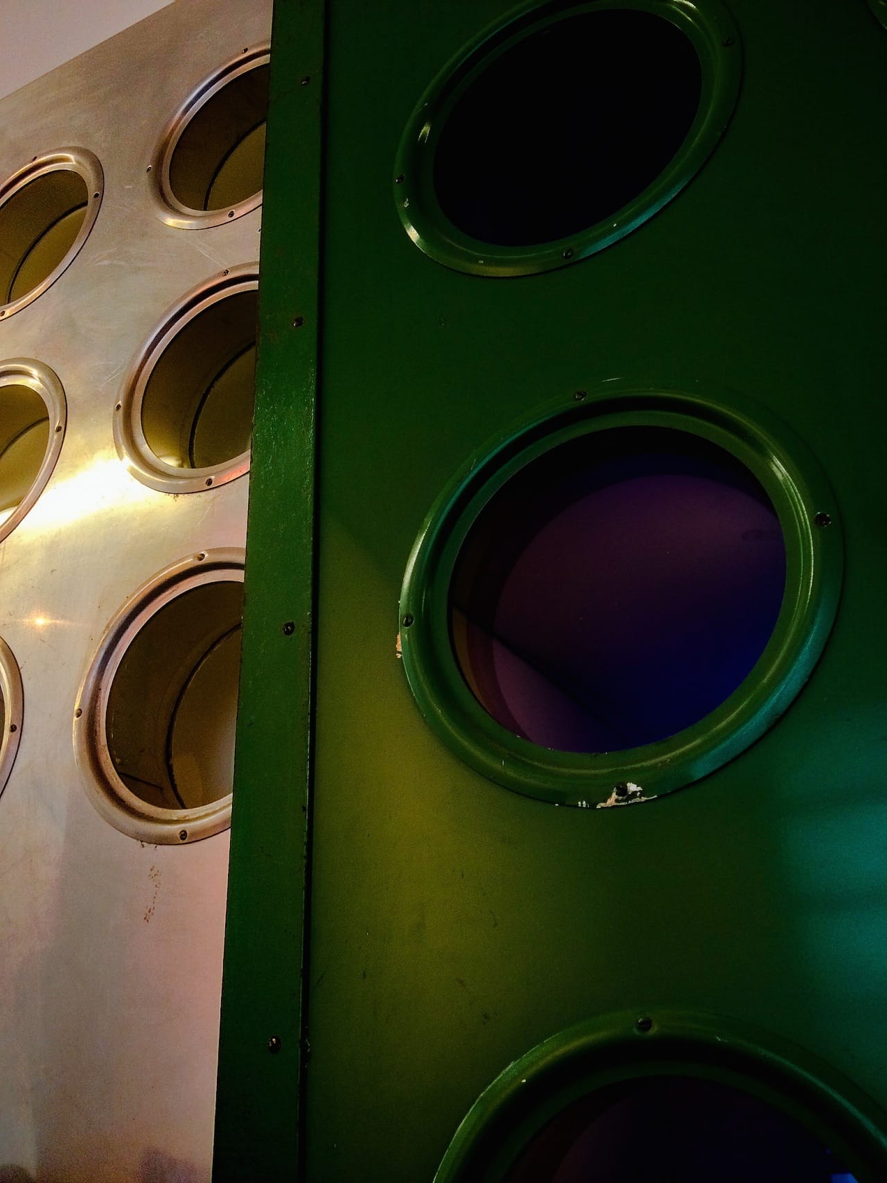 Prouve, House door with porthole windows, 1949. (click to enlarge)