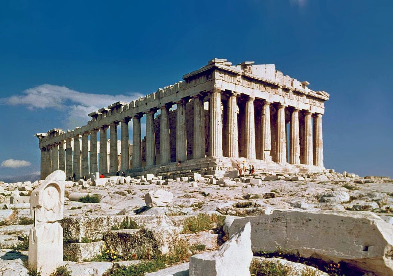 The Parthenon in Athens (Image via Wikimedia) 