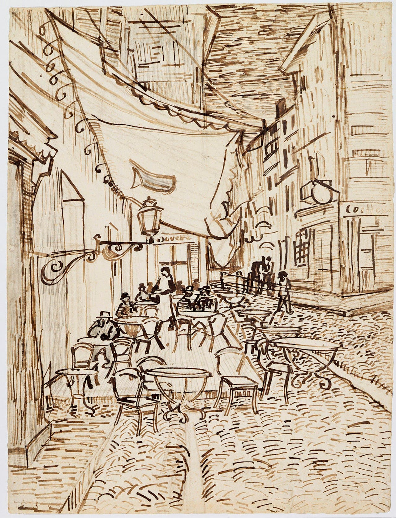 Vincent_van_Gogh._Café_Terrace_at_Night._1888._Reed_pen_and_ink_over_pencil_on_laid_paper,_(65.4_x_47.1_cm)._Dallas_Museum_of_Art