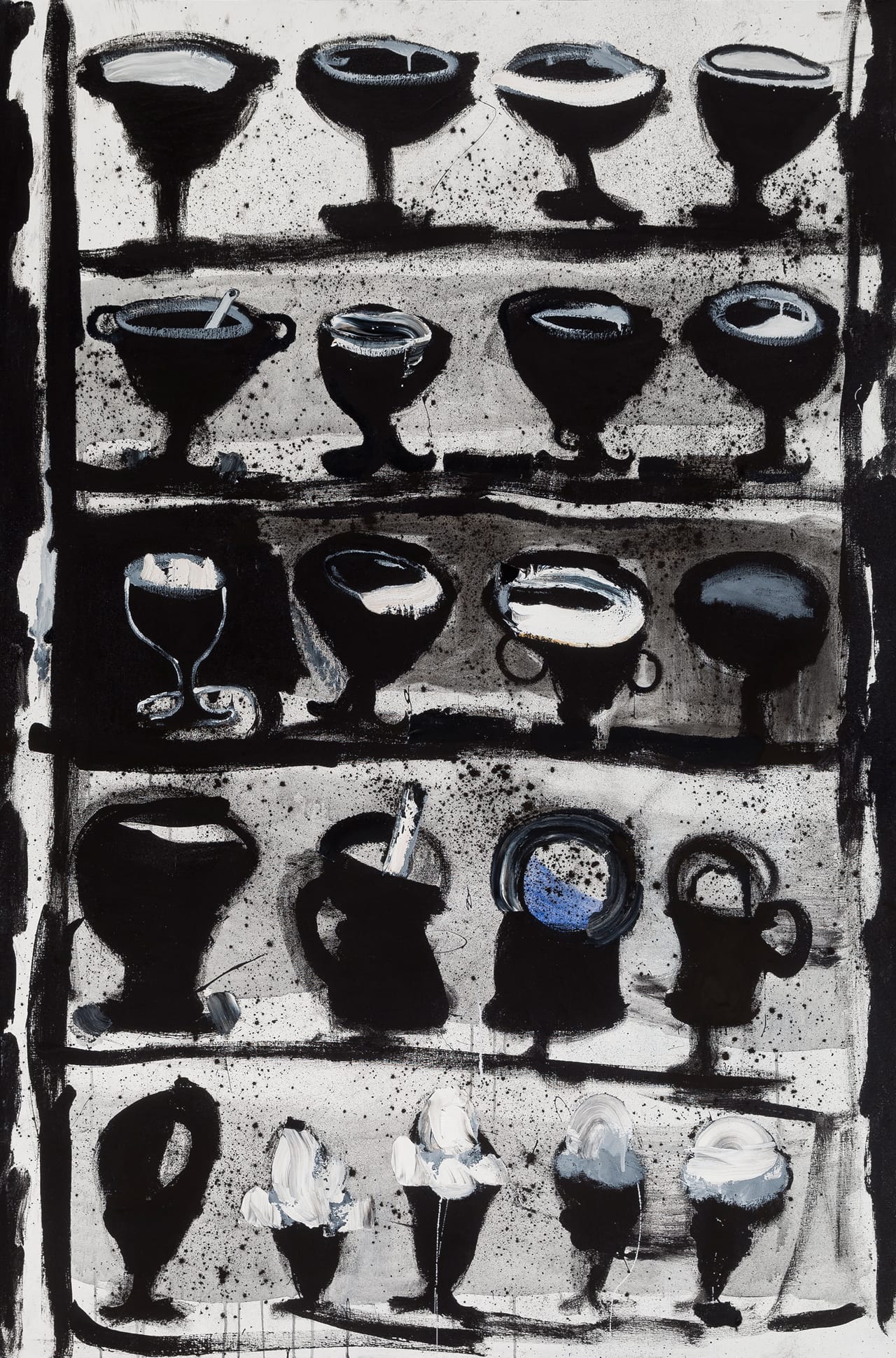 Summer Wheat, "Cups" (2015) (image courtesy of Fridman Gallery) 