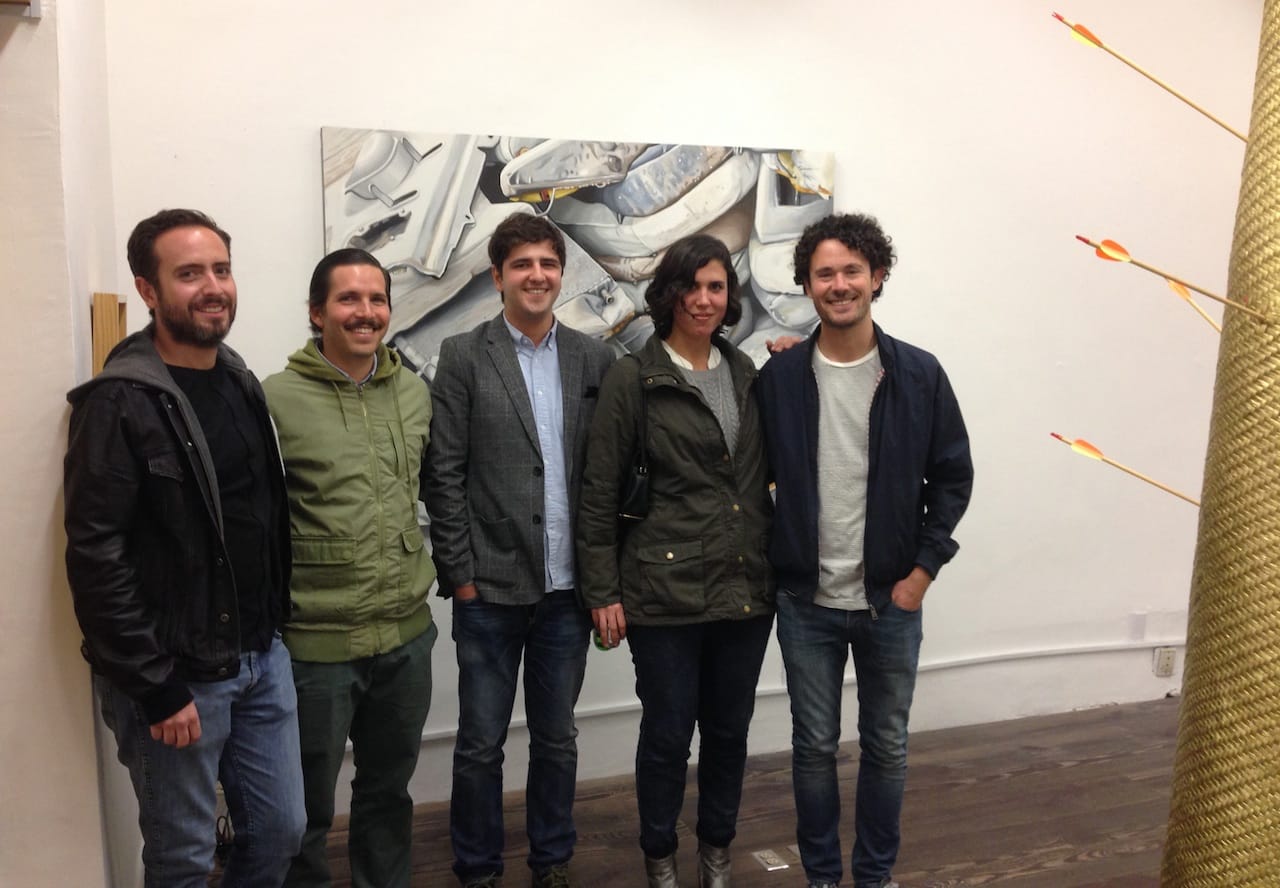 José Bezaury, Alejandro Champion, Sebastián Vizcaino, Zazil Barba, and Antonio Vilches of Salón Acme.