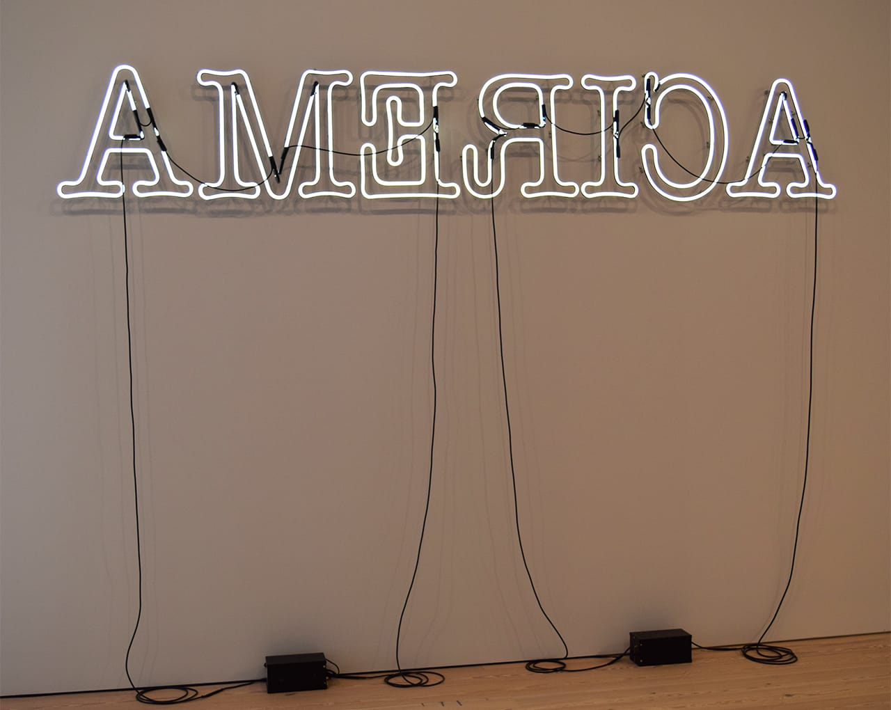 Glenn Ligon, "Rückenfigur" (2009)