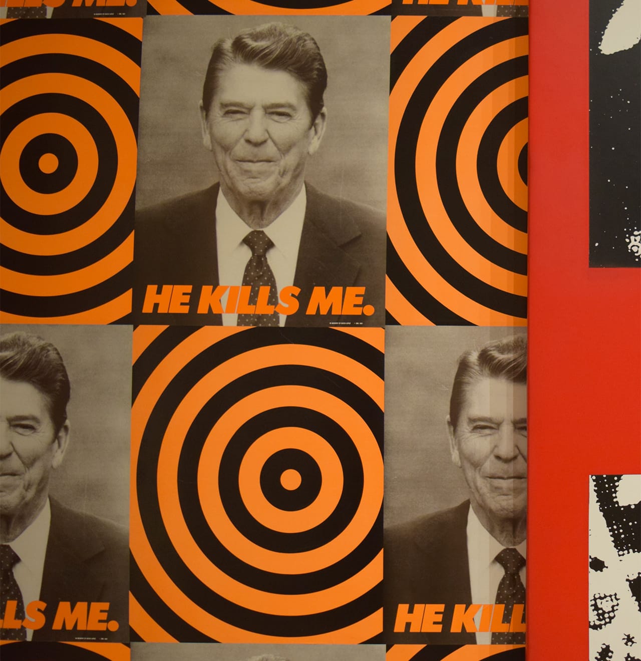 Donald Moffett, "He Kills Me" (1987)