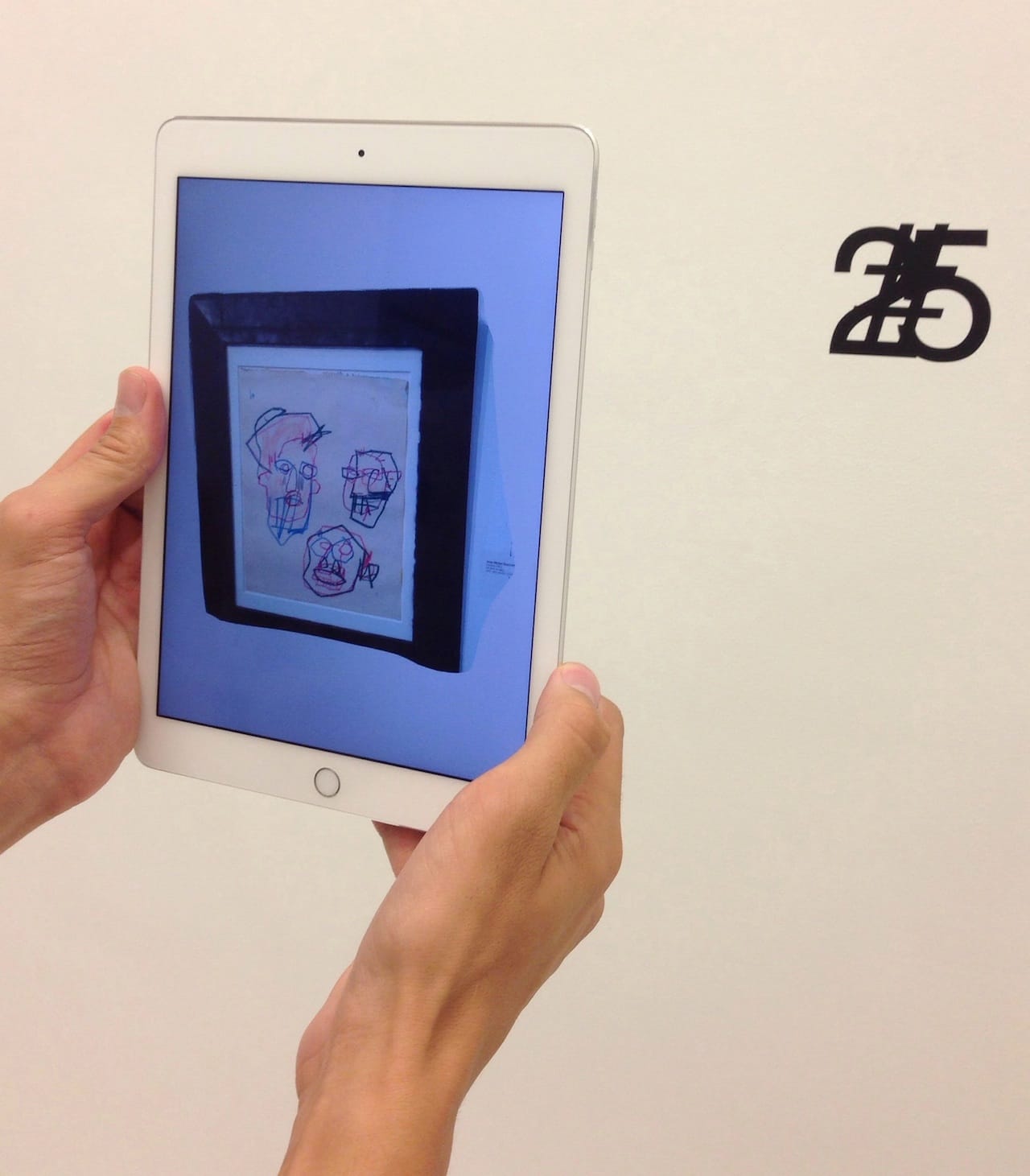 Jean-Michel Basquiat, “Untitled” (1981), oil stick on paper, 20 x 15.9 inches