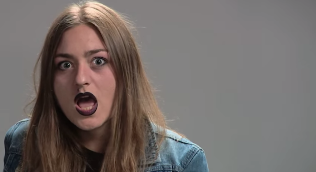 Screengrab from Ovation's "Touching the Art," hosted by Casey Jane Ellison