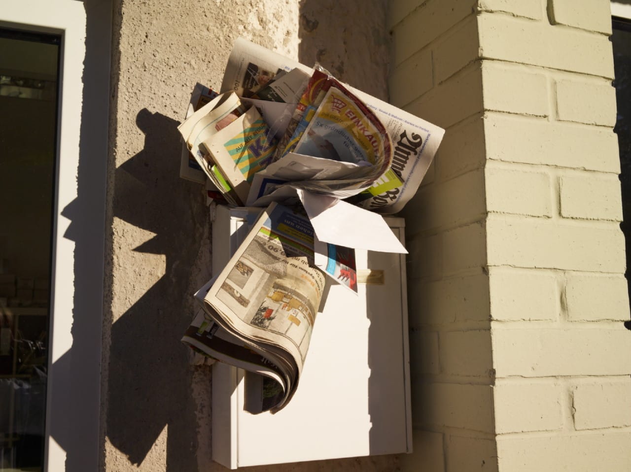 Jegor Zaika, "Germany, Dachau" (2013): Mail box along the “Path of Remembrance” — the route the prisoners walked from the train station to the Dachau concentration camp.