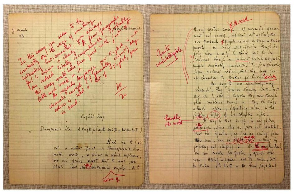 Derrida's essay on Shakespeare (image via imgur.com) http://i.imgur.com/A3UWOGY.jpg