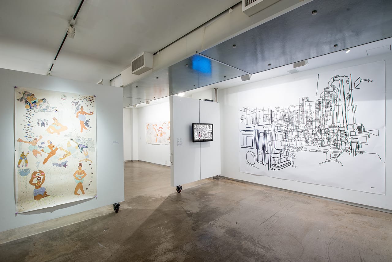 Installation view, 'Vision Quest' at MoCADA